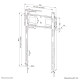Neomounts WL30-750BL18P Heavy duty wall mount 50-98" - fixed - lockable - portrait - fast installation - TÜV Neomounts WL30-750BL18P Heavy duty wall mount 50-98" - fixed - lockable - portrait - fast installation - TÜV