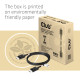 CLUB3D DisplayPort 2.1 Bi-Directional VESA DP80 Certified Cable 4K240Hz, 8K60Hz or 10K30Hz M/M 1.2m/3.94ft CLUB3D DisplayPort 2.1 Bi-Directional VESA DP80 Certified Cable 4K240Hz, 8K60Hz or 10K30Hz M/M 1.2m/3.94ft