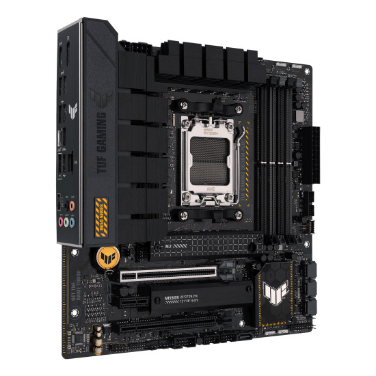 Mainboard|ASUS|AMD B650|SAM5|MicroATX|Memory DDR5|Memory slots 4|1xPCI-Express 4.0 1x|2xPCI-Express 4.0 16x|2xM.2|1xHDMI|1xDisplayPort|4xUSB 2.0|3xUSB 3.2|1xUSB-C|1xRJ45|5xAudio port|TUFGAMINGB650M-PLUS Mainboard|ASUS|AMD B650|SAM5|MicroATX|Memory DDR5|Memory slots 4|1xPCI-Express 4.0 1x|2xPCI-Express 4.0 16x|2xM.2|1xHDMI|1xDisplayPort|4xUSB 2.0|3xUSB 3.2|1xUSB-C|1xRJ45|5xAudio port|TUFGAMINGB650M-PLUS