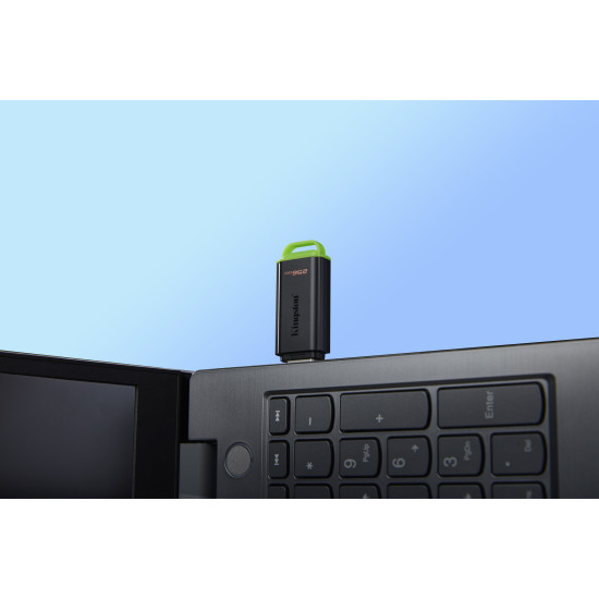256GB Portable USB 3.2 Gen 1 DataTraveler Exodia Black/Green