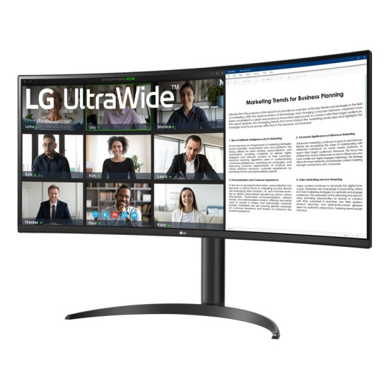 LG 34WR55QK-B computer monitor 86.4 cm (34") 3440 x 1440 pixels Wide Quad HD Black LG 34WR55QK-B computer monitor 86.4 cm (34") 3440 x 1440 pixels Wide Quad HD Black