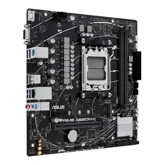 Mainboard|ASUS|AMD A620|Micro-ATX|Memory DDR5|Memory slots 2|1xPCI-Express 3.0 1x|1xPCI-Express 4.0 16x|1xM.2|1x15pin D-sub|1xHDMI|2xUSB 2.0|4xUSB 3.2|1xPS/2|1xRJ45|3xAudio port|PRIMEA620M-K Mainboard|ASUS|AMD A620|Micro-ATX|Memory DDR5|Memory slots 2|1xPCI-Express 3.0 1x|1xPCI-Express 4.0 16x|1xM.2|1x15pin D-sub|1xHDMI|2xUSB 2.0|4xUSB 3.2|1xPS/2|1xRJ45|3xAudio port|PRIMEA620M-K