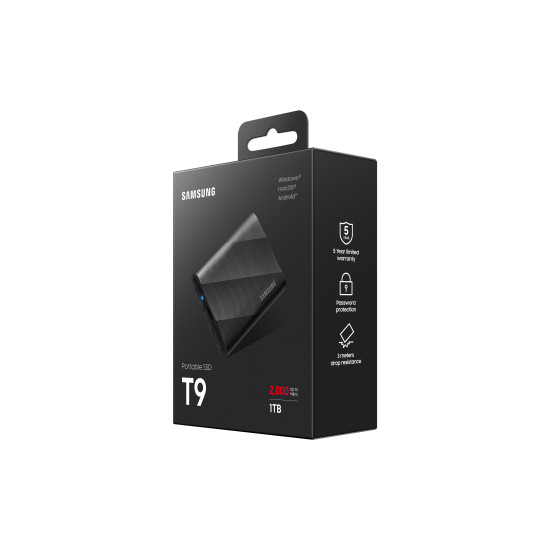 Samsung MU-PG1T0B 1 TB USB Type-C 3.2 Gen 2 (3.1 Gen 2) Black Samsung MU-PG1T0B 1 TB USB Type-C 3.2 Gen 2 (3.1 Gen 2) Black