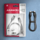 Axagon BUCM2-CM20AB Ladekabel USB-C zu USB-C 2.0, 2 m, PD 240 W 5 A, ALU - Schwarz - 2 Meter langes USB-C zu USB-C Kabel - Daten- und Ladefähig USB cable USB 2.0 USB C Black Axagon BUCM2-CM20AB Ladekabel USB-C zu USB-C 2.0, 2 m, PD 240 W 5 A, ALU - Schwarz - 2 Meter langes USB-C zu USB-C Kabel - Daten- und Ladefähig USB cable USB 2.0 USB C Black