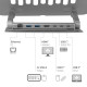 Adjustable Aluminium Laptop Stand with USB-C® Hub