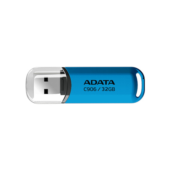 ADATA AC906-32G-RWB USB flash drive 32 GB USB Type-A 2.0 Blue, Transparent ADATA AC906-32G-RWB USB flash drive 32 GB USB Type-A 2.0 Blue, Transparent