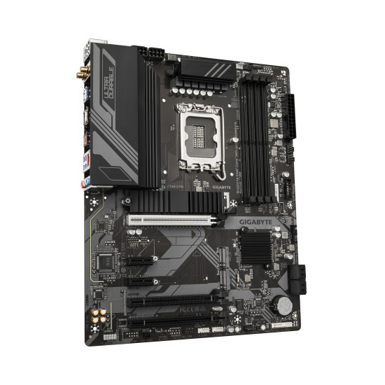 GIGABYTE Z790 D AX Motherboard - Supports Intel Core 14th Gen CPUs, 12+1+1 Phases Digital VRM, up to 7600MHz DDR5 (OC), 3xPCIe 4.0 M.2, Wi-Fi 6E, 2.5GbE LAN, USB 3.2 Gen 2 GIGABYTE Z790 D AX Motherboard - Supports Intel Core 14th Gen CPUs, 12+1+1 Phases Digital VRM, up to 7600MHz DDR5 (OC), 3xPCIe 4.0 M.2, Wi-Fi 6E, 2.5GbE LAN, USB 3.2 Gen 2