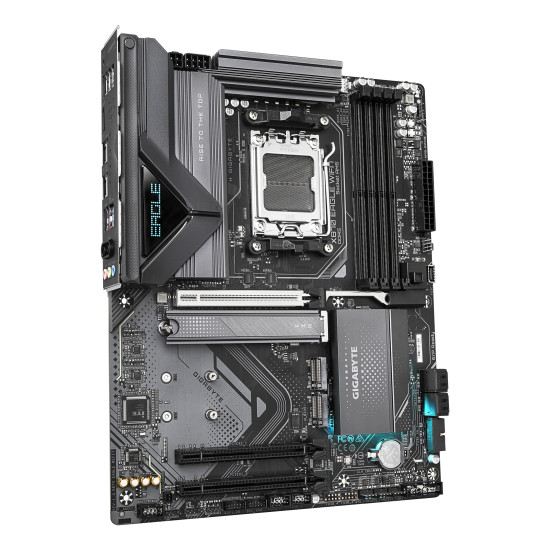 Mainboard|GIGABYTE|AMD X870|SAM5|ATX|Memory DDR5|Memory slots 4|2xPCI-Express 3.0 1x|1xPCI-Express 5.0 16x|3xM.2|1xHDMI|4xUSB 2.0|4xUSB 3.2|2xUSB-C|1xRJ45|3xAudio port|X870EAGLEWIFI71.1 Mainboard|GIGABYTE|AMD X870|SAM5|ATX|Memory DDR5|Memory slots 4|2xPCI-Express 3.0 1x|1xPCI-Express 5.0 16x|3xM.2|1xHDMI|4xUSB 2.0|4xUSB 3.2|2xUSB-C|1xRJ45|3xAudio port|X870EAGLEWIFI71.1