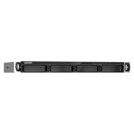 QNAP TS-435XEU NAS Rack (1U) Marvell CN9131 4 GB DDR4 0 TB QNAP QTS Black, Grey
