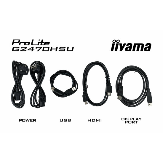 iiyama G-MASTER G2470HSU-B6 computer monitor 60.5 cm (23.8") 1920 x 1080 pixels Full HD LCD Black iiyama G-MASTER G2470HSU-B6 computer monitor 60.5 cm (23.8") 1920 x 1080 pixels Full HD LCD Black