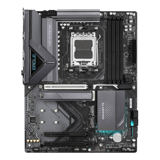 Mainboard|GIGABYTE|AMD X870|SAM5|ATX|Memory DDR5|Memory slots 4|2xPCI-Express 3.0 1x|1xPCI-Express 5.0 16x|3xM.2|1xHDMI|4xUSB 2.0|4xUSB 3.2|2xUSB-C|1xRJ45|3xAudio port|X870EAGLEWIFI71.1 Mainboard|GIGABYTE|AMD X870|SAM5|ATX|Memory DDR5|Memory slots 4|2xPCI-Express 3.0 1x|1xPCI-Express 5.0 16x|3xM.2|1xHDMI|4xUSB 2.0|4xUSB 3.2|2xUSB-C|1xRJ45|3xAudio port|X870EAGLEWIFI71.1