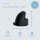 Ergonomic mouse R-Go HE Break with break software, medium (hand size 165-185 mm), left-handed, Bluetooth, black