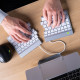 R-Go Tools Ergonomic keyboard R-Go Split Break with break software, ergonomic split keyboard, QWERTY (US), Bluetooth, white R-Go Tools Ergonomic keyboard R-Go Split Break with break software, ergonomic split keyboard, QWERTY (US), Bluetooth, white