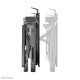 NEWSTAR FLAT SCREEN WALL MOUNT FOR VIDEO WALLS (POP-OUT / STRETCHABLE) 32-75" BLACK