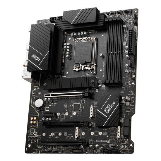 Mainboard|MSI|Intel Z790|LGA1700|ATX|Memory DDR5|Memory slots 4|1xPCI-Express 1x|3xPCI-Express 16x|4xM.2|1xHDMI|1xDisplayPort|4xUSB 2.0|3xUSB 3.2|1xUSB-C|1xPS/2|6xAudio port|PROZ790-PWIFI Mainboard|MSI|Intel Z790|LGA1700|ATX|Memory DDR5|Memory slots 4|1xPCI-Express 1x|3xPCI-Express 16x|4xM.2|1xHDMI|1xDisplayPort|4xUSB 2.0|3xUSB 3.2|1xUSB-C|1xPS/2|6xAudio port|PROZ790-PWIFI