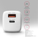 Axagon ACU-PQ30W Ladegerät QC3.0.4.0/AFC/FCP/PPS/Apple+ PD USB-C 30W - weiß - USB Typ C Mobile phone, Smartphone, Smartwatch, Tablet, Universal White AC Fast charging Indoor Axagon ACU-PQ30W Ladegerät QC3.0.4.0/AFC/FCP/PPS/Apple+ PD USB-C 30W - weiß - USB Typ C Mobile phone, Smartphone, Smartwatch, Tablet, Universal White AC Fast charging Indoor