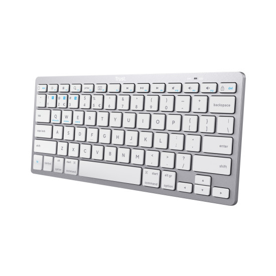 Trust 24651 keyboard Universal Bluetooth QWERTY US English Silver Trust 24651 keyboard Universal Bluetooth QWERTY US English Silver