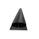M Cable Cover SS Black 75mm W - 1600mm L
