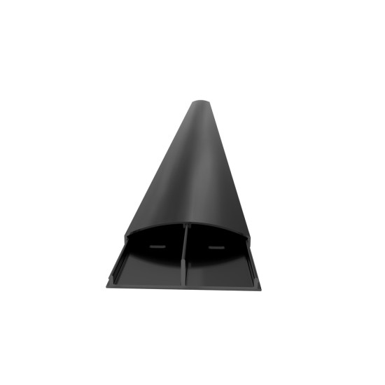M Cable Cover SS Black 75mm W - 1600mm L
