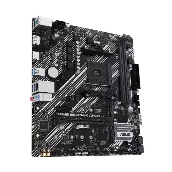 Mainboard|ASUS|AMD B550|SAM4|Micro-ATX|Memory DDR4|Memory slots 2|1xPCI-Express 3.0 1x|1xPCI-Express 3.0 16x|1xPCI-Express 4.0 16x|1xM.2|1xHDMI|1xDisplayPort|1xAudio-In|1xAudio-Out|1xMicrophone|2xUSB 2.0|4xUSB 3.2|1xPS/2|1xRJ45|PRIMEB550M-KARGB Mainboard|ASUS|AMD B550|SAM4|Micro-ATX|Memory DDR4|Memory slots 2|1xPCI-Express 3.0 1x|1xPCI-Express 3.0 16x|1xPCI-Express 4.0 16x|1xM.2|1xHDMI|1xDisplayPort|1xAudio-In|1xAudio-Out|1xMicrophone|2xUSB 2.0|4xUSB 3.2|1xPS/2|1xRJ45|PRIMEB550M-KARGB