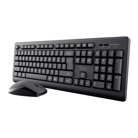Trust Primo keyboard Mouse included Universal RF Wireless QWERTY US English Black Trust Primo keyboard Mouse included Universal RF Wireless QWERTY US English Black