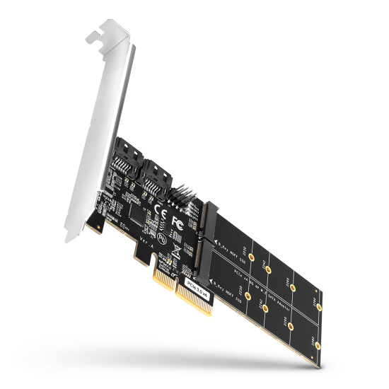 PCES-SA4M2 PCIe Controller 2x internal SATA 6G port+ M.2 B-key PCES-SA4M2 PCIe Controller 2x internal SATA 6G port+ M.2 B-key