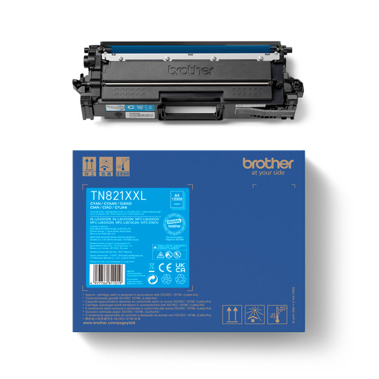Brother TN-821XXLC toner cartridge 1 pc(s) Original Cyan Brother TN-821XXLC toner cartridge 1 pc(s) Original Cyan