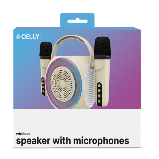 Celly PARTYMIC2 White 6 W Celly PARTYMIC2 White 6 W