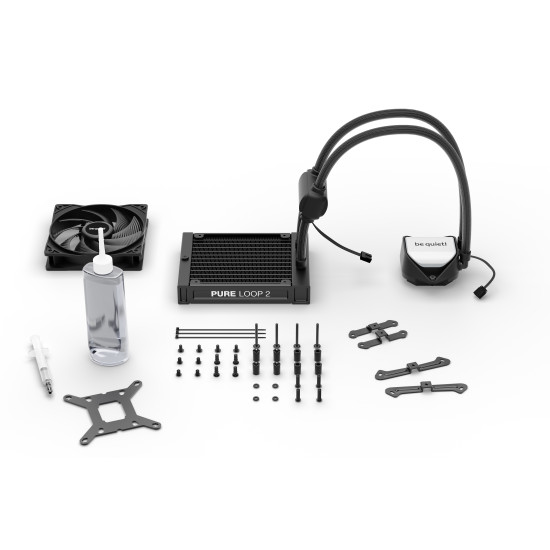 be quiet! Pure Loop 2 | 120mm Processor All-in-one liquid cooler 12 cm Black 1 pc(s) be quiet! Pure Loop 2 | 120mm Processor All-in-one liquid cooler 12 cm Black 1 pc(s)