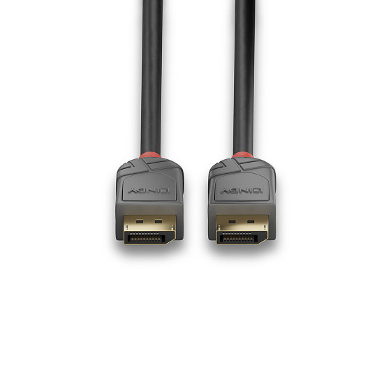 Lindy 0.5m DisplayPort 1.4 Cable, Anthra Line Lindy 0.5m DisplayPort 1.4 Cable, Anthra Line