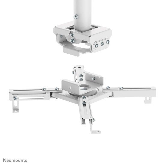 Neomounts CL25-530WH1 Beamer ceiling mount - h 25,5 cm - easy-install - full motion