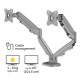 Fellowes Eppa 9683301 monitor mount / stand 101.6 cm (40") Desk Silver