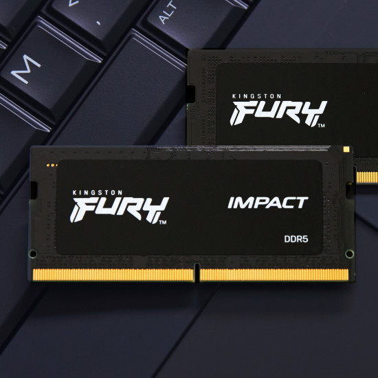 64GB 5600MT/s DDR5 CL40 SODIMM (Kit of 2) FURY Impact PnP 64GB 5600MT/s DDR5 CL40 SODIMM (Kit of 2) FURY Impact PnP
