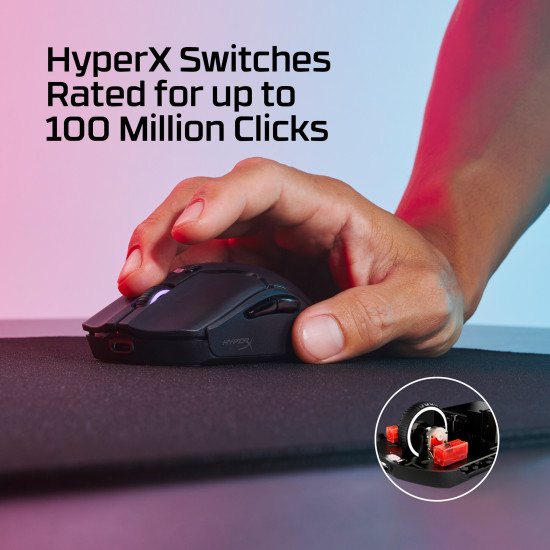 HyperX Pulsefire Haste 2 Mini Wireless Black Gaming Mouse HyperX Pulsefire Haste 2 Mini Wireless Black Gaming Mouse
