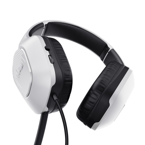 Trust GXT 415W Zirox Headset Wired Head-band Gaming White Trust GXT 415W Zirox Headset Wired Head-band Gaming White