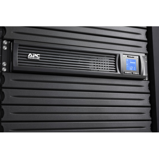 APC SMART-UPS C 1000VA LCD RM 2U 230V WITH SMARTCONNECT