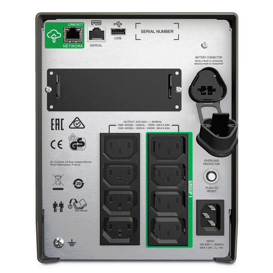 APC Smart-UPS SMT1500IC - 8x C13, USB, SmartConnect, 1500VA APC Smart-UPS SMT1500IC - 8x C13, USB, SmartConnect, 1500VA