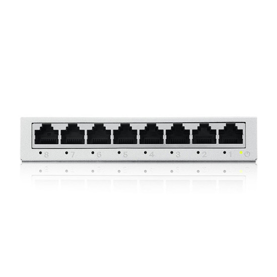 Zyxel GS-108BV5-EU0101F network switch Unmanaged L2 Gigabit Ethernet (10/100/1000) Zyxel GS-108BV5-EU0101F network switch Unmanaged L2 Gigabit Ethernet (10/100/1000)