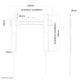 Neomounts LED-W400BLACK TV mount wall 32-55" - ultra-flat