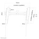 Neomounts LED-W650BLACK TV mount wall 37-75" - tiltable