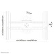 Neomounts LED-WR100BLACK TV mount wall 37-75" - rotatable Neomounts LED-WR100BLACK TV mount wall 37-75" - rotatable