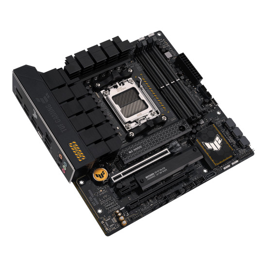 Mainboard|ASUS|AMD B650|SAM5|MicroATX|Memory DDR5|Memory slots 4|1xPCI-Express 4.0 1x|2xPCI-Express 4.0 16x|2xM.2|1xHDMI|1xDisplayPort|4xUSB 2.0|3xUSB 3.2|1xUSB-C|1xRJ45|5xAudio port|TUFGAMINGB650M-PLUS Mainboard|ASUS|AMD B650|SAM5|MicroATX|Memory DDR5|Memory slots 4|1xPCI-Express 4.0 1x|2xPCI-Express 4.0 16x|2xM.2|1xHDMI|1xDisplayPort|4xUSB 2.0|3xUSB 3.2|1xUSB-C|1xRJ45|5xAudio port|TUFGAMINGB650M-PLUS