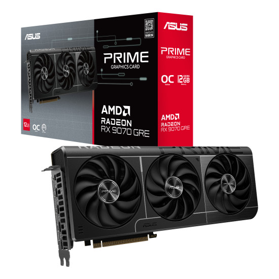 Graphics Card|ASUS|AMD|Radeon RX 9070 GRE|2280 MHz|12 GB|GDDR6|192 bit|PCI Express 5.0|Active|PRIME-RX9070GRE-O12G