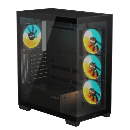 GIGABYTE C500 PANORAMIC STEALTH Midi Tower Black GIGABYTE C500 PANORAMIC STEALTH Midi Tower Black