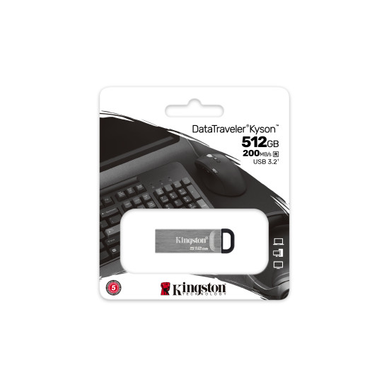 Kingston Technology DataTraveler 512GB Kyson USB Flash Drive Kingston Technology DataTraveler 512GB Kyson USB Flash Drive
