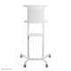 NEWSTAR MOBILE FLAT SCREEN FLOOR STAND (HEIGHT: 160 CM) 37-70" WHITE