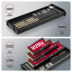 AXAGON EEM2-SD2 USB-C 3.2 Gen 2 - M.2 NVMe / SATA SSD 30-80mm ALU box grey, LCD display AXAGON EEM2-SD2 USB-C 3.2 Gen 2 - M.2 NVMe / SATA SSD 30-80mm ALU box grey, LCD display
