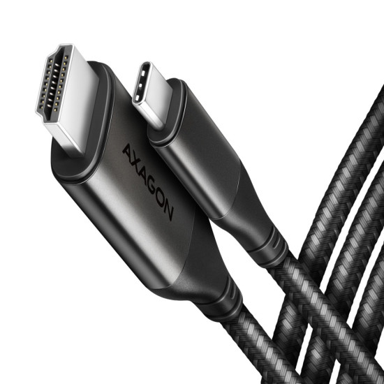 Axagon RVC-HI2MC video cable adapter 1.8 m USB Type-C HDMI Black Axagon RVC-HI2MC video cable adapter 1.8 m USB Type-C HDMI Black