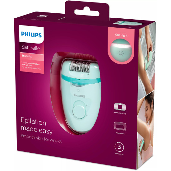 Satinelle Essential BRE265/00 Corded compact epilator Satinelle Essential BRE265/00 Corded compact epilator