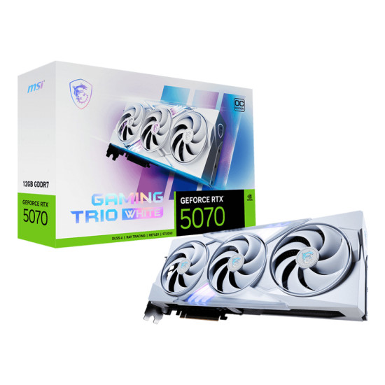 GeForce RTX 5070 12G GAMING TRIO OC WHITE GeForce RTX 5070 12G GAMING TRIO OC WHITE